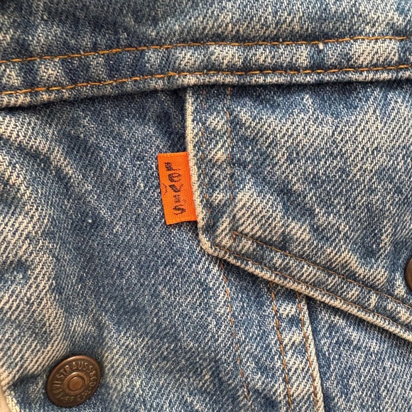 Levi's Vintage Orange Tab Sherpa Jacket - Picture 3 of 4